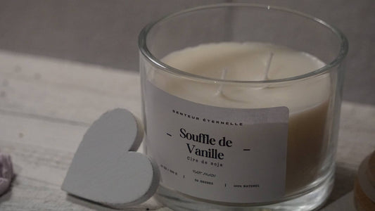 Bougie Parfumée Artisanale – Un Instant de Bien-Être Naturel